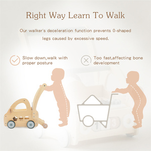 Offre Spéciale – Centre d'activités multifonctionnel en bois certifié CE CPC pour enfants – Trotteur d'apprentissage unisexe pour bébés - Product Image 4