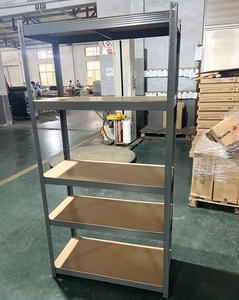 Yuding Heavy Duty <b>Adjustable</b> Boltless Steel 5-Layer Anti-Rust Freestanding/Plug-In Shelving Pole 50x500mm - Product Image 4