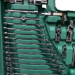 Kit d'outils de mécanicien en acier inoxydable pour la réparation de voitures comprenant des clés à cliquet étui de réparation à domicile paquet de sac OEM - Product Image 3
