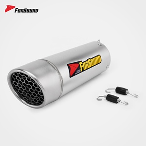 Sistema de Escape para Motocicleta Forsound, Precio de Fábrica al por Mayor, Silenciador GRID-O de Titanio Ultraligero para Motocicletas Todoterreno ADV - Product Image 5