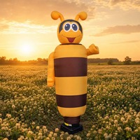 Danseur gonflable personnalisé en forme d'abeille |   Danseur Aérien Dynamique Abeille pour Cérémonie de Ouverture et Publicité Extérieure