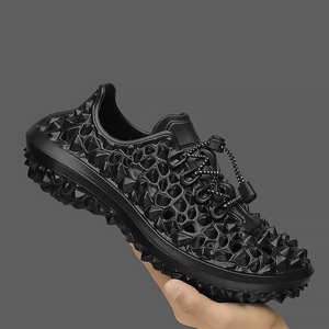 Zapatos de senderismo unisex para exteriores, impermeables, transpirables, ligeros, para todas las estaciones, con suela de goma EVA y cierre de cordones. - Product Image 6