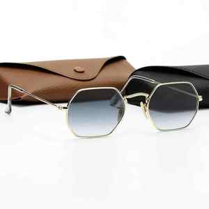 Kính râm Kính phân cực kim loại hình dạng bất thường hợp thời trang Thiết kế cá nhân dần dần thay đổi màu sắc cảm giác hấp dẫn - Product Image 3