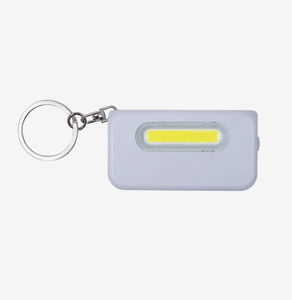Luce COB in Plastica Personalizzata con Logo e Fischietto, Torcia di Emergenza Portachiavi per Regalo Promozionale - Product Image 1