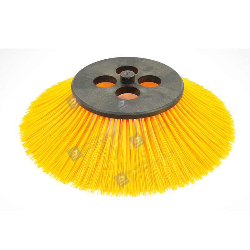 Road Sweeper Side Cleaning Rotary Broom Yellow / Customized