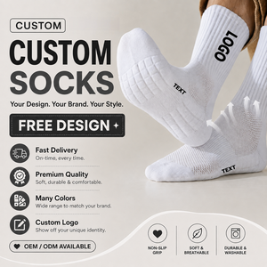 <b>Men</b> Women Custom Sports <b>Socks</b> Customized Basketball Running <b>Socks</b> Breathable Towel Bottom Sport <b>Sock</b> Custom Logo - Product Image 1