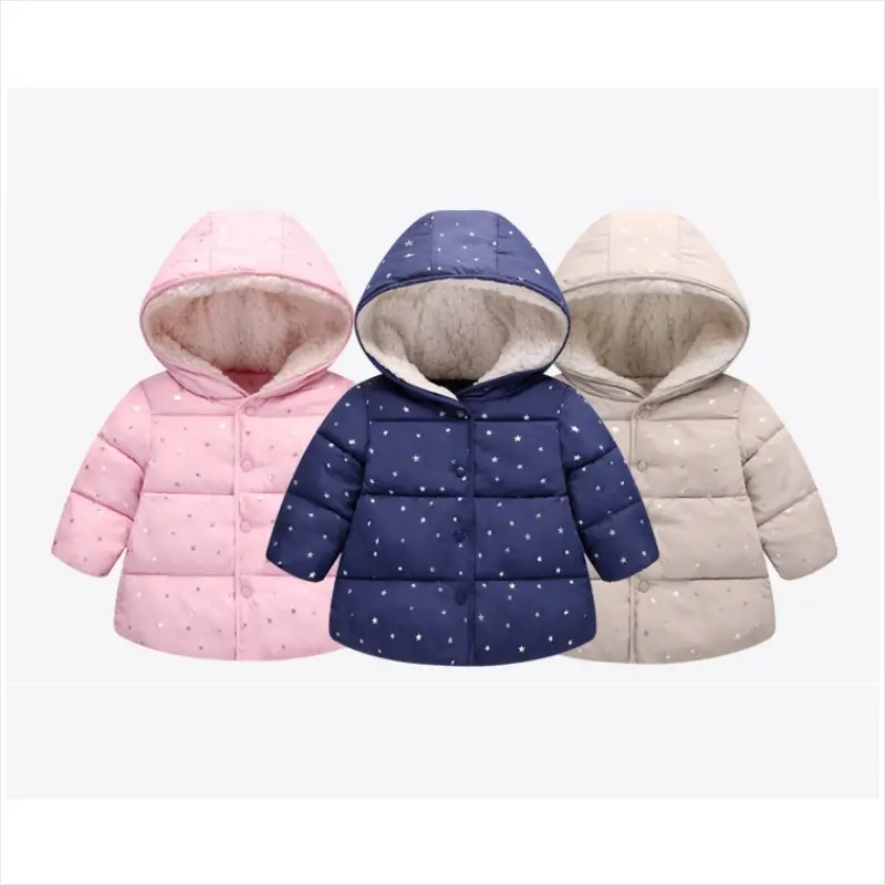 Manteau pour bébé style étoile manteau pour enfants de 1 à 5 ans garçons et garçons doudoune