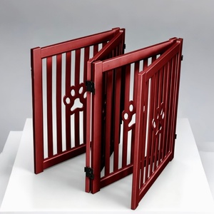 Vente directe usine : Porte pliante indépendante en bois <span class=keywords><strong>pour</strong></span> <span class=keywords><strong>chien</strong></span>, idéale <span class=keywords><strong>pour</strong></span> les escaliers et les clôtures intérieures <span class=keywords><strong>pour</strong></span> la sécurité domestique. - Product Image 2