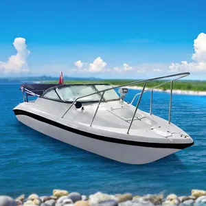 Acessível 550 Mini mar velocidade rápida usado Fiberglass Hull Fishing Boat Luxury Yacht com Stern Drive Motor