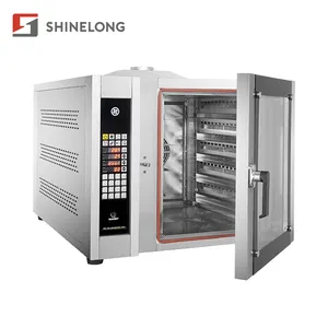 Table Top 5 Trays Electric Convection Steam Oven Hot Air Circulation Oven Bakery Convection Oven