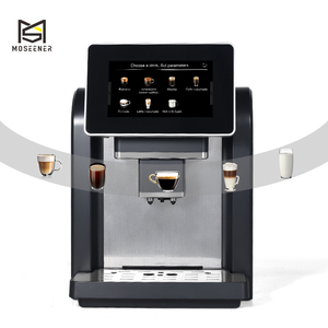 Machine à café expresso commerciale intelligente Moseener, super automatique, du grain à la tasse, cappuccino, pour hôtels, système de brassage programmable, automatisée - Product Image 1