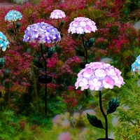 Lampe de jardin solaire violette 8W Éclairage de paysage de cour extérieur étanche Lampe de pelouse solaire à led enfichable Lumière d'ambiance