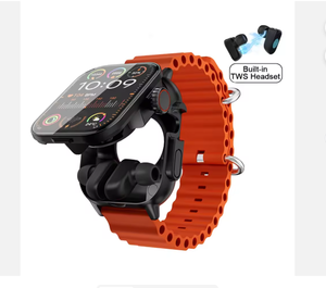 Audífonos TWS 2 <span class=keywords><strong>en</strong></span> 1 GT8 Buds, Reloj Inteligente con Llamadas, Navegación, IP67, Monitor <span class=keywords><strong>de</strong></span> Actividad Física, Android TFT Magnético - Product Image 1