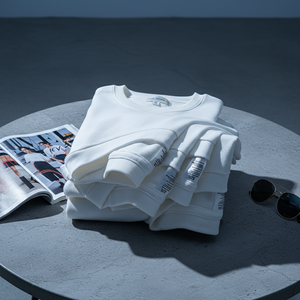 Servicio OEM, Camisetas de Verano para Hombre, 100% Algodón, Camiseta de Algodón Grueso de Corte Holgado, Cuello Redondo, Color Sólido, Logotipo Personalizado para Deportes al Aire Libre - Product Image 1