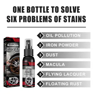 30ml Car Wheel Hubs Rust Remover De-rust Agent Car Paint Rust Cleaning Removal Conversion Agent Spray