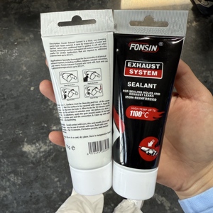 Colle ignifuge résistante aux hautes températures pour tuyau d'<span class=keywords><strong>échappement</strong></span> de voiture, cheminée en fer - Product Image 1