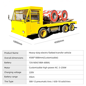 Chariot électrique à direction assistée avec batterie lithium grande capacité 60V/72V, autonomie 45 km, pneus pleins/pneumatiques - Product Image 4