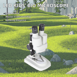 Microscopio Biológico de Tubo Recto INRE, con LED, Metálico, Educativo para Niños, Experimentos Científicos, Enfoque Manual, Gran Venta - Product Image 3