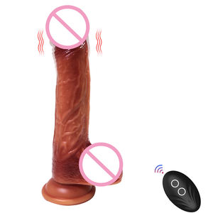 Doppio strato Silicone Strap-On Dildo realistico prepuzio G-Spot stimolatore con ventosa mani libere gioco sessuale per adulti - Product Image 1
