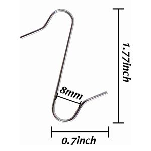 クリスマスデコレーションフック、金属装飾ハンガー、クリスマスツリーフック - Product Image 2