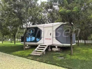 Cápsulas de cúpula de acero prefabricadas Volferda, espacio modular para hoteles, aplicación al aire libre - Product Image 3