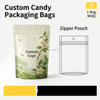 Sacs d'emballage en plastique Mylar à fermeture éclair, personnalisables, pour produits alimentaires, café et thé, 3,5 g – Meilleures ventes