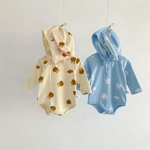 Body in cotone all'ingrosso senza tariffa vestiti per bambini vestiti per neonati pagliaccetto per neonati set di vestiti per neonati 0-3 mesi per il ragazzo - Product Image 3