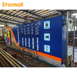 Panneaux LED personnalisés IP65 pour station-service extérieure, signalisation LED pour lavage de voitures, panneaux de prix de carburant en pylône - Product Image 3