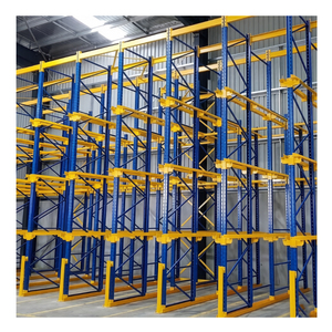 מערכת מדפים מסוג Shuttle Pallet Racking למחסנים קרים של מזון, חומרי גלם, רב-שכבתית, בגובה רב, עם מערכת הזנה אוטומטית (Drive-in). - Product Image 1