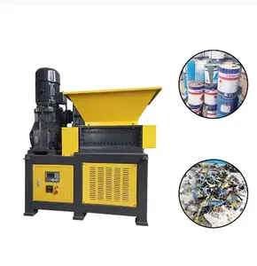 7.5KW Shredding machine scrap thin metal shredder plastic and wood plate shredder paper and other waste shredding