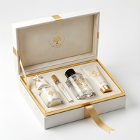 Flacon de parfum rectangulaire carré plat en verre écologique de 50 ml avec bouchon en aluminium, emballage de luxe, sérigraphie, marquage à chaud