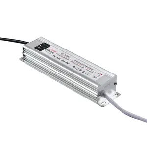 防水发光二极管驱动器120瓦变压器适配器铝壳12V 24V 120瓦发光二极管电源