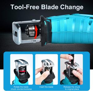 <span class=keywords><strong>Scie</strong></span> alternative à vitesse variable sans fil parfaite pour le bricolage coupe du bois tuyaux en PVC <span class=keywords><strong>scie</strong></span> <span class=keywords><strong>sabre</strong></span> en métal - Product Image 5