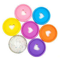 Disques de reliure spirale multi-couleurs personnalisés en forme de cœur pour carnets et agendas – Vente en gros