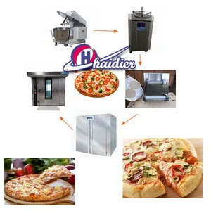 Haidier Pizza Production Line, Pizza Shop Machine High Efficiency Pizza Slicer Moulder Machine