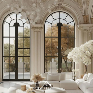 Khung mỏng tối giản cửa sổ sắt rèn cho biệt thự hiện đại và trang trí căn hộ - Product Image 5