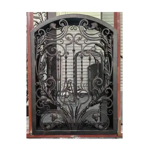Luxury decorative metal window brackets grill wrought iron design for house