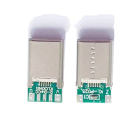 Connecteur USB Type C, Fournisseur Direct du Fabricant, Prise Femelle 16 Broches en Acier Inoxydable Nickelé, Certifié ISO 9001, Alimentation
