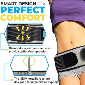 Sabuk pinggul wanita dan pria, sabuk pinggul wanita dan pria, meredakan sakit tulang punggung bawah dan kaki, sendi Anti selip dan Anti serabut - Product Image 3