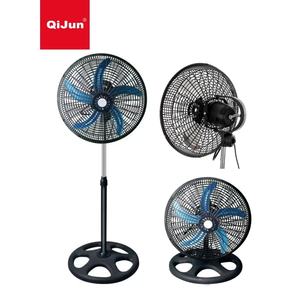 Perú Uruguay Paraguay 360 ° 18 pulgadas 16 pulgadas 3 en 1 Ventilador de soporte eléctrico para el hogar Altura ajustable con hoja de metal de aluminio PP - Product Image 2