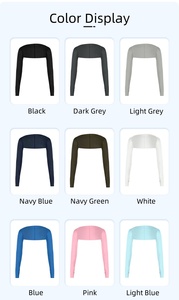 Confortable Ultra-mince Protection Solaire Anti UV Glace Soie Longs Gants Refroidissement Châle Bras Manches - Product Image 4