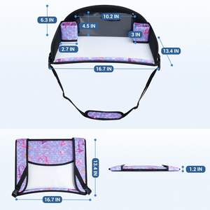 Free sample Collapsible Lap <b>Car</b> <b>Seat</b> <b>Seat</b> Travel <b>Tray</b> Kids Travel <b>Tray</b> Toddler <b>Car</b> <b>Seat</b> <b>Tray</b> With Organizer Road Trip - Product Image 3