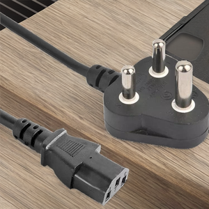 Enchufe Eléctrico de Calidad Garantizada de Sudáfrica con Cable de Alimentación de 3 Metros y 3 Pines para Electrodomésticos CN IEC - Product Image 2