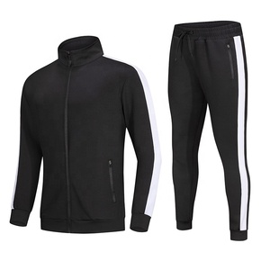 ชุดวอร์มลายทางเปล่า SPORTEX Plus Sizes ชุดกีฬาแบบกำหนดเอง ชุดทีมผู้ชาย ผ้าโพลีเอสเตอร์ ชุดวอร์มผ้ากำมะหยี่สำหรับผู้ชาย - Product Image 2