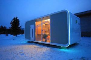 Cabine Apple de luxe avec conception intelligente, alimentée par l'énergie solaire, pour les centres de villégiature écologiques ou la vie dans la cour - Product Image 6