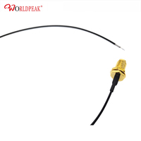 Connecteur SMA femelle étanche avec câble coaxial micro 1,37 mm pour boîtier de module IoT