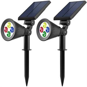 Luz Solar LED RGB de 7 Colores, Impermeable, para Exteriores, Jardín, Césped, Paisaje, Camino de Entrada, Villa, Hotel, Fiestas - Product Image 4