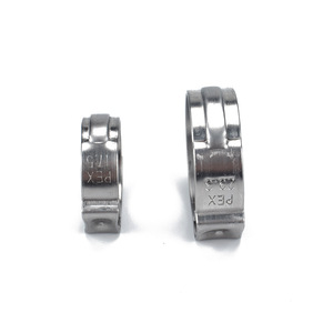 Abrazadera de Acero Inoxidable para Tubería PEX de 17.2 mm con Anillo Sellado para Plomería - Product Image 2