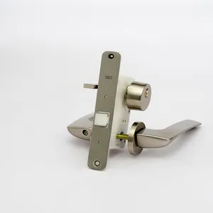 Novo design porta interior bloqueio personalizado quarto fechadura conjunto moderno mortice lock set