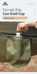 MINGCHAN prix d'usine logo personnalisé <span class=keywords><strong>voyage</strong></span> en plein air 1-2 personnes 210t <span class=keywords><strong>hamac</strong></span> de camping en nylon avec moustiquaire pour la randonnée - Product Image 6